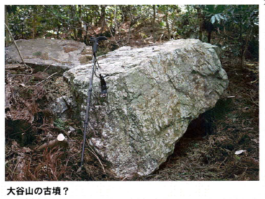 大谷山の古墳の画像