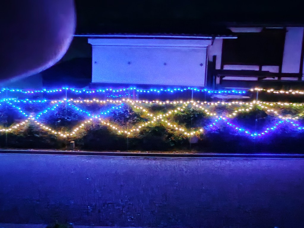 須恵器の里のイルミネーション