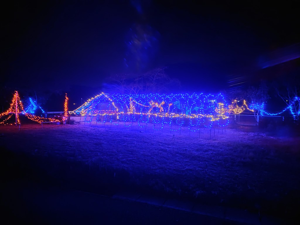 須恵器の里のイルミネーション